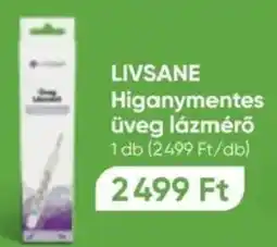 Benu Gyógyszertárak Livsane higanymentes üveg lázmérő ajánlat