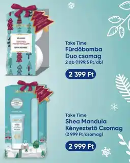 Benu Gyógyszertárak Take Time Fürdőbomba Duo csomag ajánlat