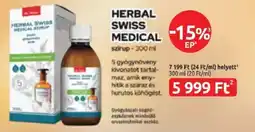Benu Gyógyszertárak herbal swiss medical szirup ajánlat
