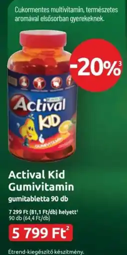 Benu Gyógyszertárak Actival kid gumivitamin ajánlat
