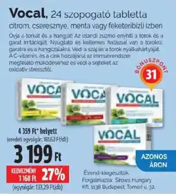 Pingvin Patika Vocal ajánlat