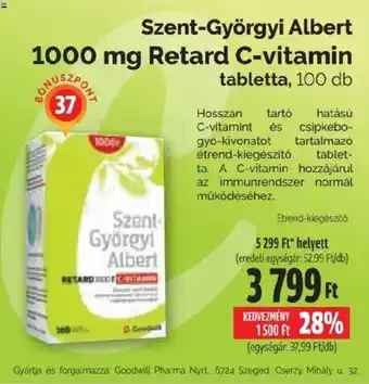 Szent-Györgyi Albert C-vitamin