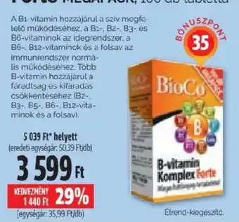 BioCo B-vitamin komplex forte