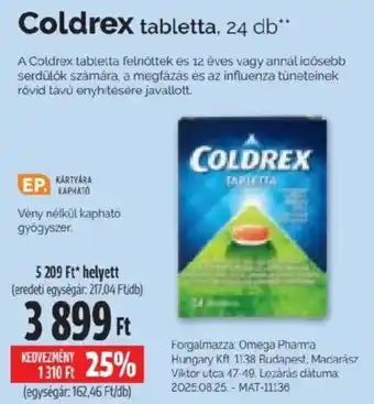 Coldrex tabletta