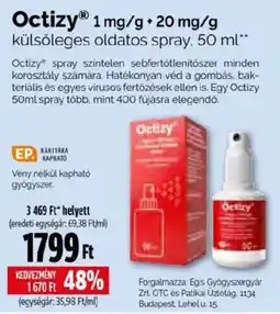 Pingvin Patika Octizy ajánlat