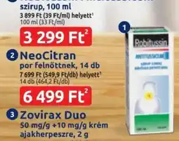 Benu Gyógyszertárak Robitussin antitusszív szirup ajánlat