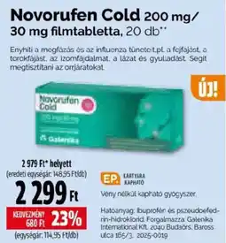 Pingvin Patika Novorufen Cold ajánlat