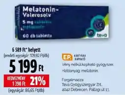 Pingvin Patika Melatonin-Valerosolv ajánlat