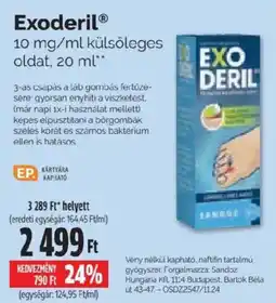 Pingvin Patika Exoderil ajánlat