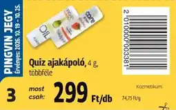 Pingvin Patika Quiz ajakápoló ajánlat