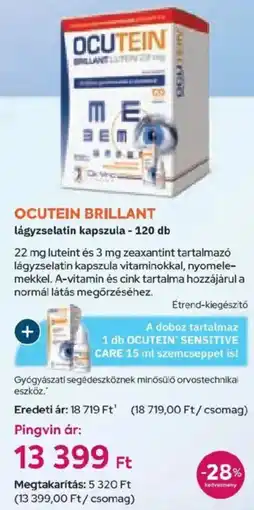 Pingvin Patika ocutein brillant ajánlat