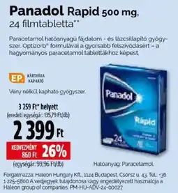 Pingvin Patika Panadol rapid ajánlat