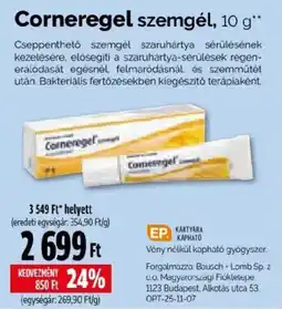 Pingvin Patika Corneregel szemgél ajánlat