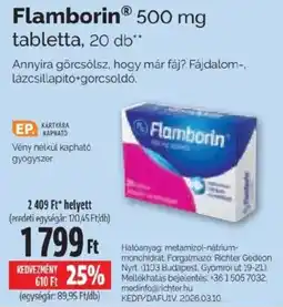Pingvin Patika Flamborin tabletta ajánlat