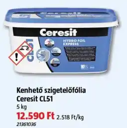 Bauhaus Ceresit kenhető szigetelőfólia ajánlat