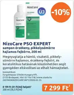 Benu Gyógyszertárak Nizocare psos expert sampon ajánlat