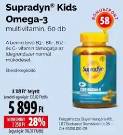 Pingvin Patika Supradyn Kids Omega-3 ajánlat