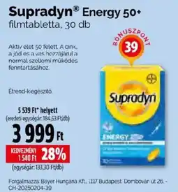 Pingvin Patika Supradyn Energy 50+ ajánlat