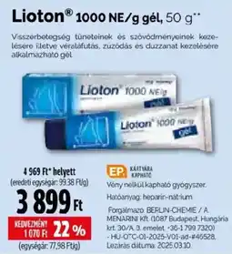 Pingvin Patika lioton 1000 ne/g gel ajánlat