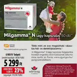 Pingvin Patika Milgamma N lágy kapszula ajánlat