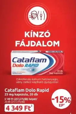 Benu Gyógyszertárak Cataflam Dolo Rapid ajánlat
