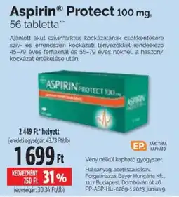 Pingvin Patika Aspirin Protect ajánlat
