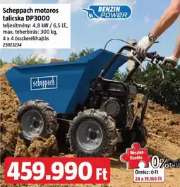 Bauhaus Scheppach motoros talicska DP3000 ajánlat