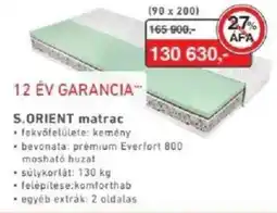 RS Bútor S.Orient matrac ajánlat