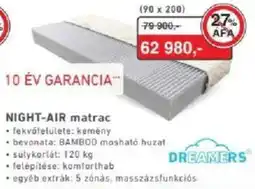 RS Bútor Dreamers night-air matrac ajánlat