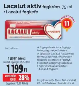 Pingvin Patika Lacalut aktiv fogkrém ajánlat
