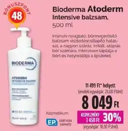 Pingvin Patika Bioderma Atoderm Intensive balzsam ajánlat