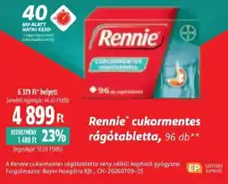 Pingvin Patika Rennie cukormentes ragótabletta ajánlat