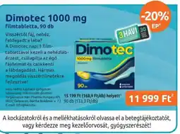 Benu Gyógyszertárak Dimotec ajánlat