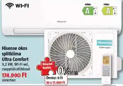 Bauhaus Hisense okos splitklíma Ultra Comfort ajánlat