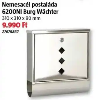 Burg Wächter nemesacél postaláda