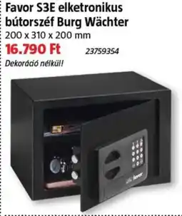 Bauhaus Favor elektronikus bútorszéf ajánlat