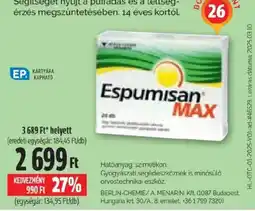 Pingvin Patika Espumisan max ajánlat