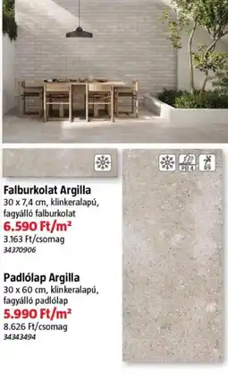 Bauhaus Argilla falburkolat ajánlat