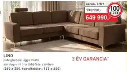 RS Bútor Lino hideghabos, ágyazható sarokgarnitúra ajánlat