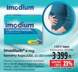 Pingvin Patika Imodium 2 mg kemény kapszula ajánlat