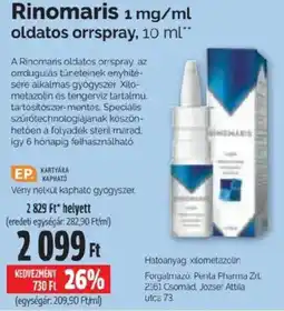 Pingvin Patika Rinomaris orrspray ajánlat
