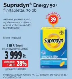 Pingvin Patika Supradyn Energy 50+ ajánlat