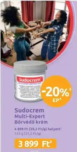 Benu Gyógyszertárak Sudocrem Multi-Expert Bőrvédő krém ajánlat