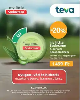 Benu Gyógyszertárak My little Sudocrem ajánlat