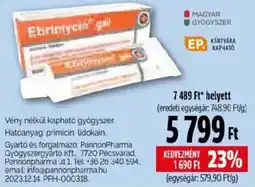 Pingvin Patika Ebrimycin gel ajánlat