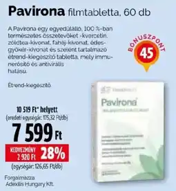Pingvin Patika Pavirona filmtabletta ajánlat