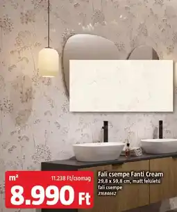 Bauhaus Fanti Cream fali csempe ajánlat