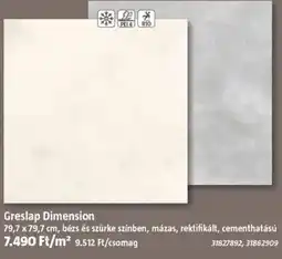 Bauhaus Greslap dimension ajánlat