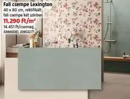 Bauhaus Fali csempe Lexington ajánlat