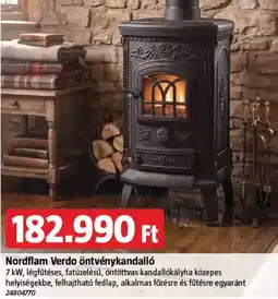 Bauhaus Nordflam Verdo öntvénykandalló ajánlat